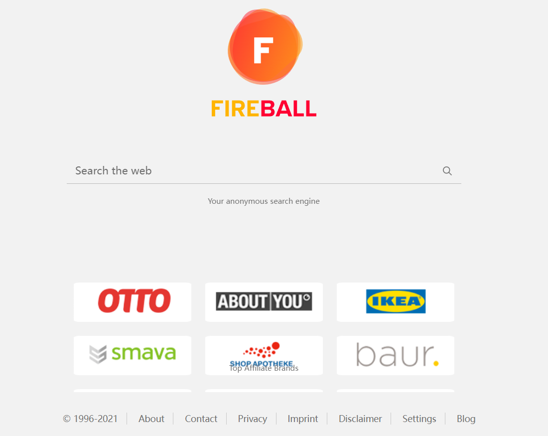 Fireball (火球) 德國(guó)搜索引擎